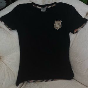Authentic women’s black Burberry shirt